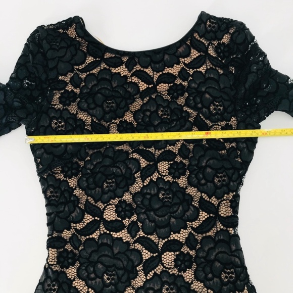 Dress the Population Black Lace Midi Dress - Picture 8 of 10